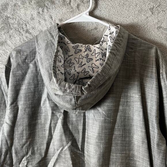 Disney Parks Rain Jacket Women's 1X Minnie Mouse Say Yes to Bows Full Zip Hooded - Picture 5 of 7